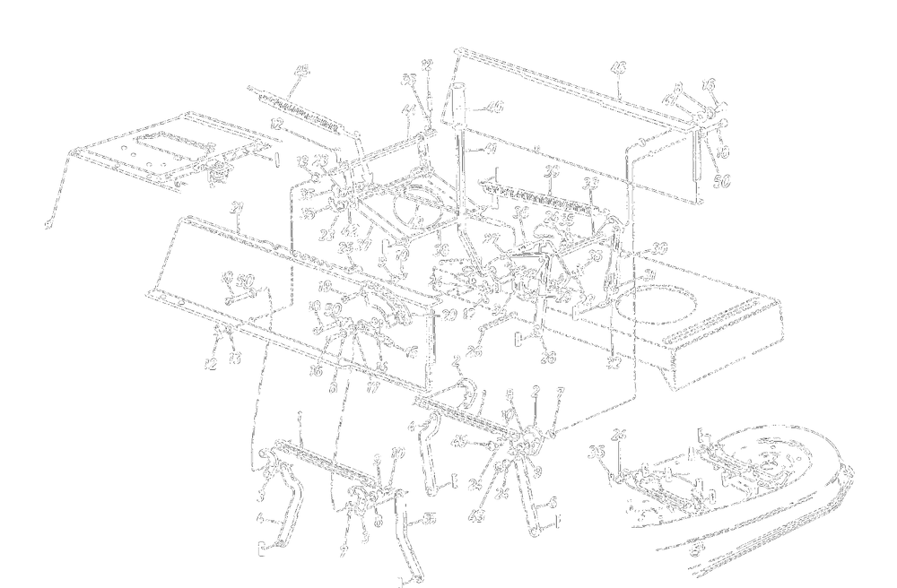 Lift Assembly Diagram and Parts List for 13AN695G000 2000 Yard Machines Lawn Tractor